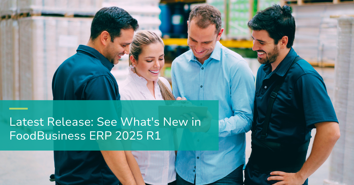 See What's New in FoodBusiness ERP 2025 R1
